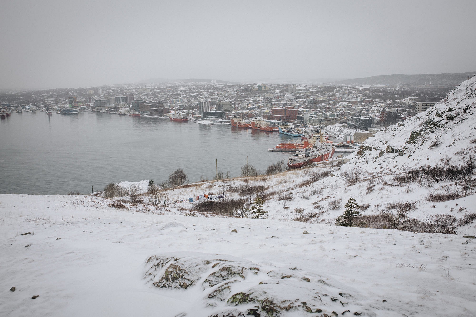 St. John’s Harbour is the primary hub for Newfoundland’s offshore oil industry (Photography by Adam Hefferman)